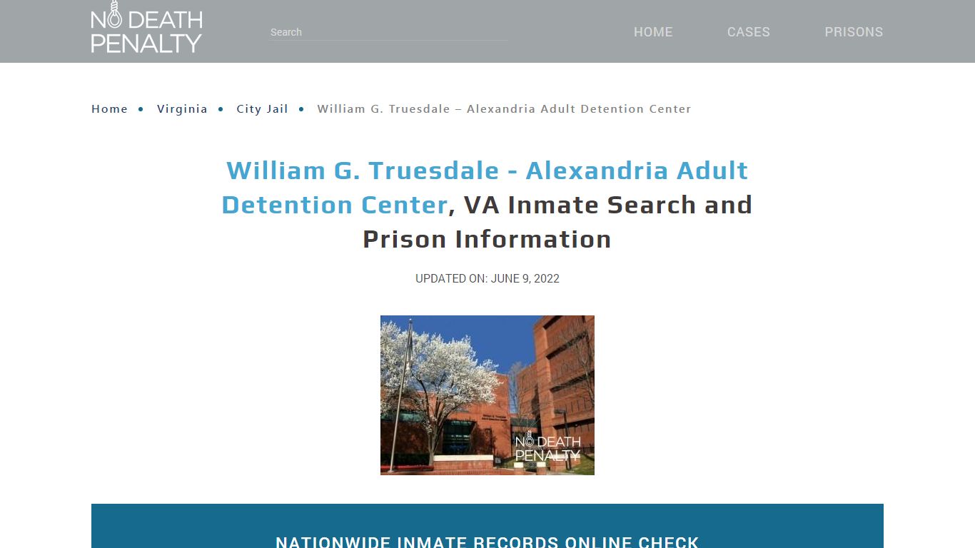 William G. Truesdale - Alexandria Adult Detention Center ...